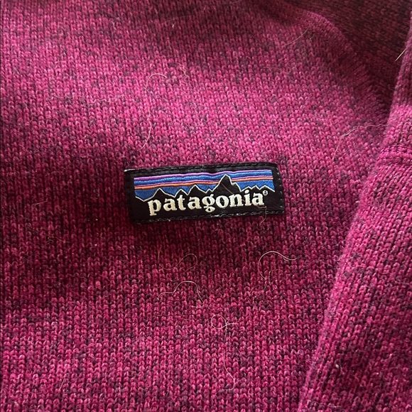 Patagonia Maroon Quarter-Zip Fleece - Picture 2 of 3